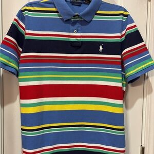 Men’s NWOT Ralph Lauren Striped Polo Shirt size L